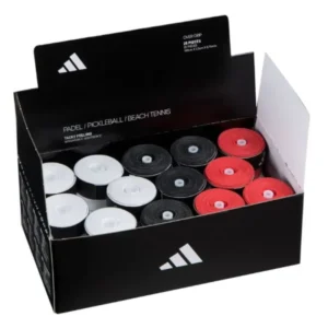 Caja de 25 Overgrips Rojo Adidas Pádel Profesional de alta absorción